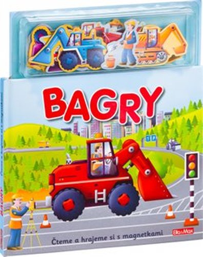 Bagry - Knížka s magnetkami