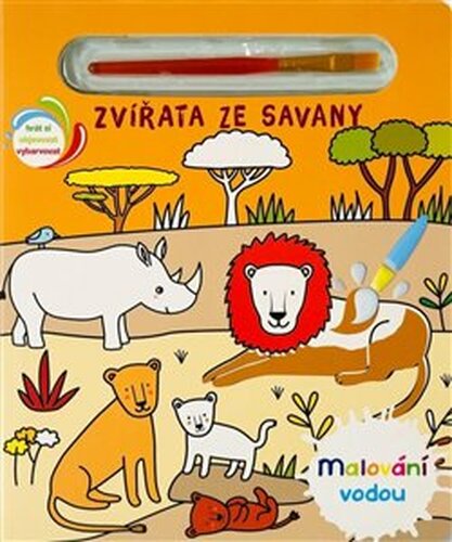 Malování vodou - Zvířata ze savany