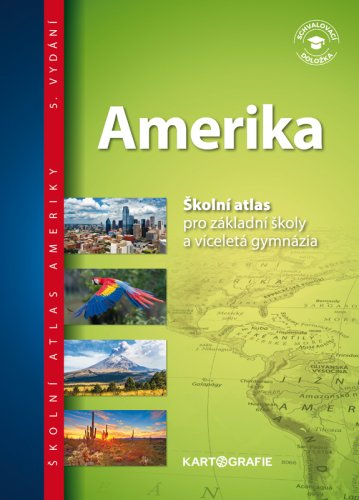 Amerika, školní atlas