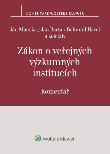 Zákon o veřejných výzkumných institucích. Komentář