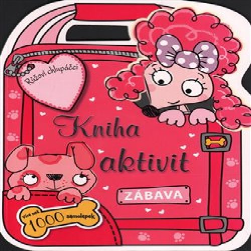 Růžoví chlupáčci - kniha aktivit se samolepkami