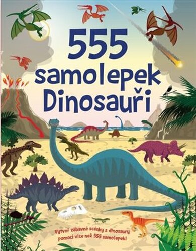 555 samolepek - Dinosauři