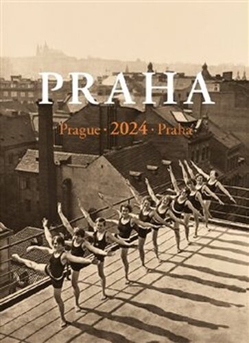 Praha 2024 - nástěnný kalendář na výšku