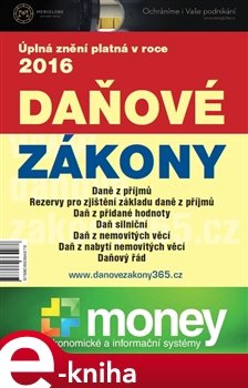 Daňové zákony 2016 ČR XXL ProFi