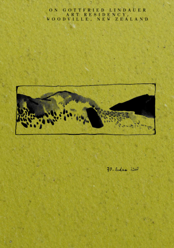 On Gottfried Lindauer Art Residency, Woodville, New Zealand