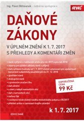 Daňové zákony v úplném znění k 1. 7. 2017 s přehledy a komentáři změn