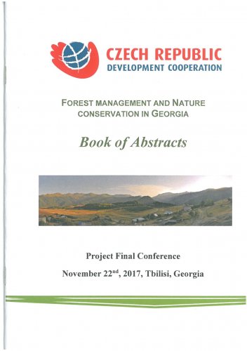 Forest Management and Nature Conservation in Georgia. Book of Abstracts