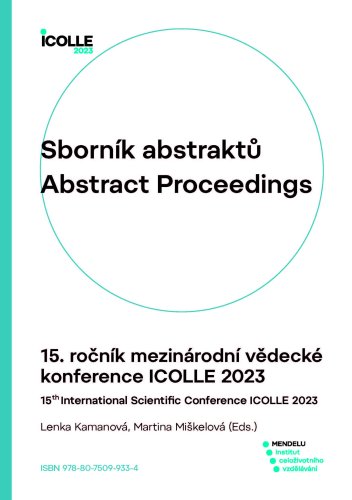 Sborník abstraktů z mezinárodní konference ICOLLE 2023: Udržitelný učitel