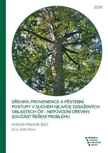 Dřeviny, provenience a pěstební postupy v suchem nejvíce zasažených oblastech ČR – nepůvodní dřeviny, součást řešení problému: Sborník abstraktů ze semináře