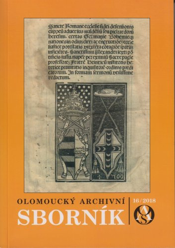 Olomoucký archivní sborník 16, 2018