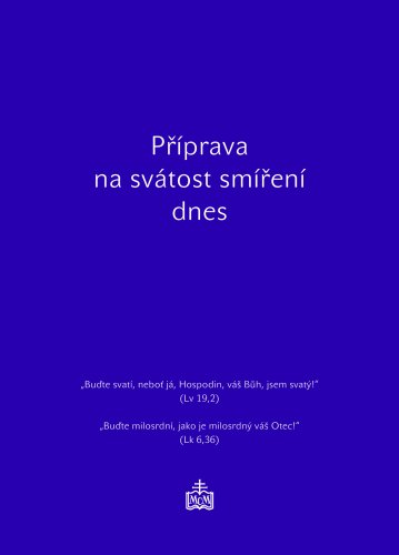 Příprava na svátost smíření dnes