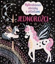 Vyškrabávací obrázky s aktivitami Jednorožci