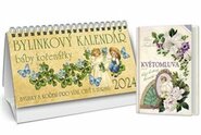 Bylinkový kalendář 2024 + Květomluva aneb květinou řekneš vše - Klára Trnková