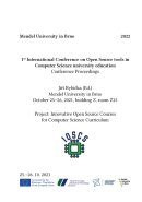 1st International Conference on Open Source tools in Computer Science university education