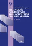 Rozsah požadavků pro ověření znalostí obecně závazných předpisů podle zákona č. 360/1992 Sb.