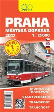 PRAHA 1:25 000 - městská doprava 2017