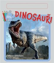 Dinosauři - Knížka se skládačkami, omalovánkami a pastelkou