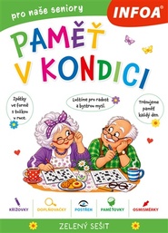 Paměť v kondici - zelený sešit pro seniory