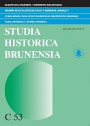 Sborník prací Filozofické fakulty brněnské univerzity C 53 - řada historická