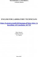 English for Laboratory Technicians