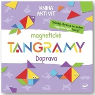Kniha aktivit magnetické TANGRAMY Doprava