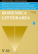 SPFFBU V 10 řada literárněvědná bohemistická