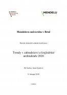 Trendy v zahradnictví a krajinářské architektuře 2020