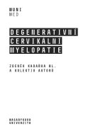 Degenerativní cervikální myelopatie