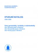 Studijní katalog FF 2008–2009