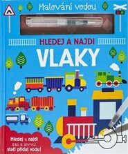 Malování vodou - Vlaky
