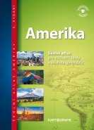 Amerika, školní atlas