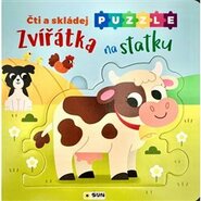 Čti a skládej Puzzle - Zvířátka na statku