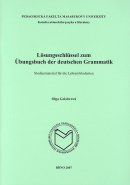 Lösungsschlüssel zum Übungsbuch der deutschen Grammatik