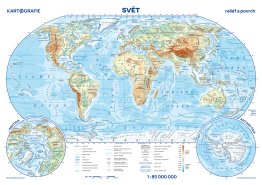 Svět - relief a povrch / státy a území