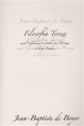 Filosofka Tereza - Jean - Baptiste de Boyer