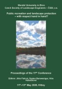 Public recreation and landscape protection – with respect hand in hand?